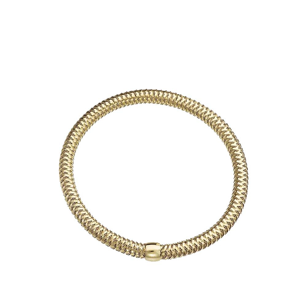 Roberto Coin Primavera Yellow Gold Flex Bracelet