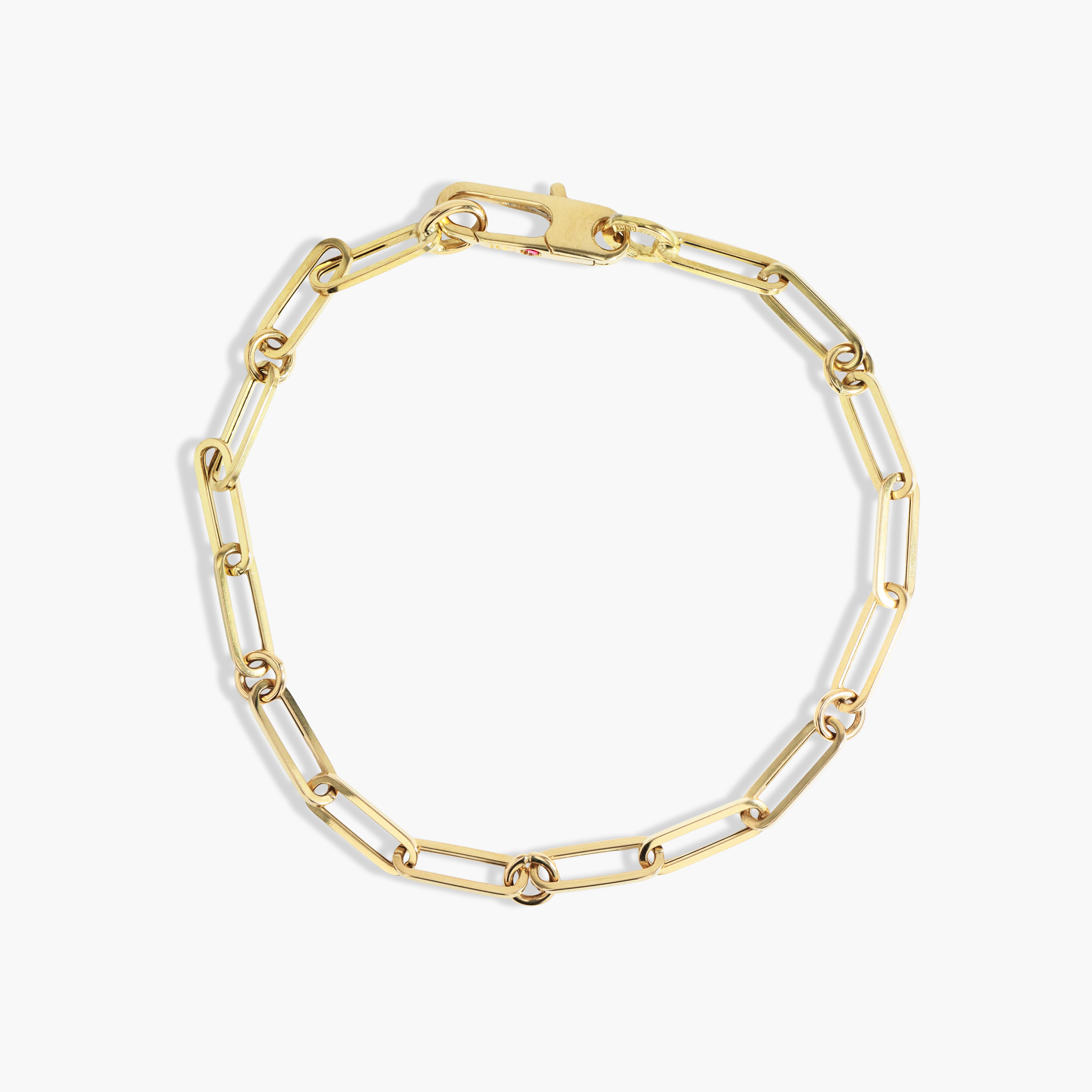 Roberto Coin Thin Paper Clip Link Bracelet