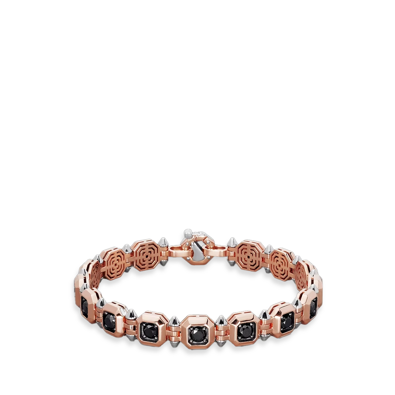 7.50 Carat Baraka Technodiamond Black Diamond Bracelet