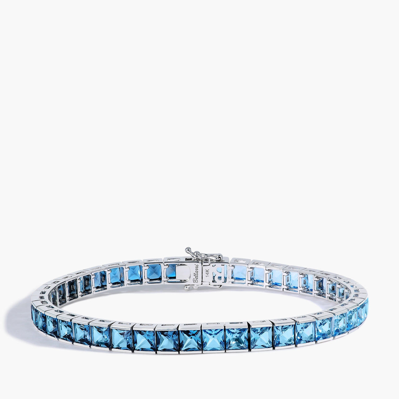 Bellarri Eternal Love Blue Topaz Ombre 5mm Bracelet