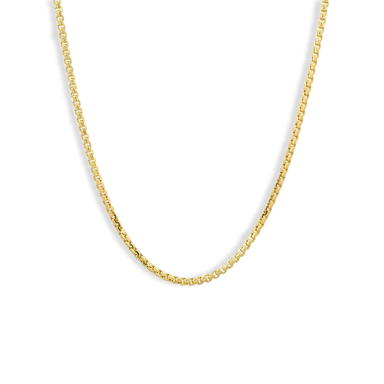 Helena Rose 2.2mm Thick Box Chain - 16 Inches