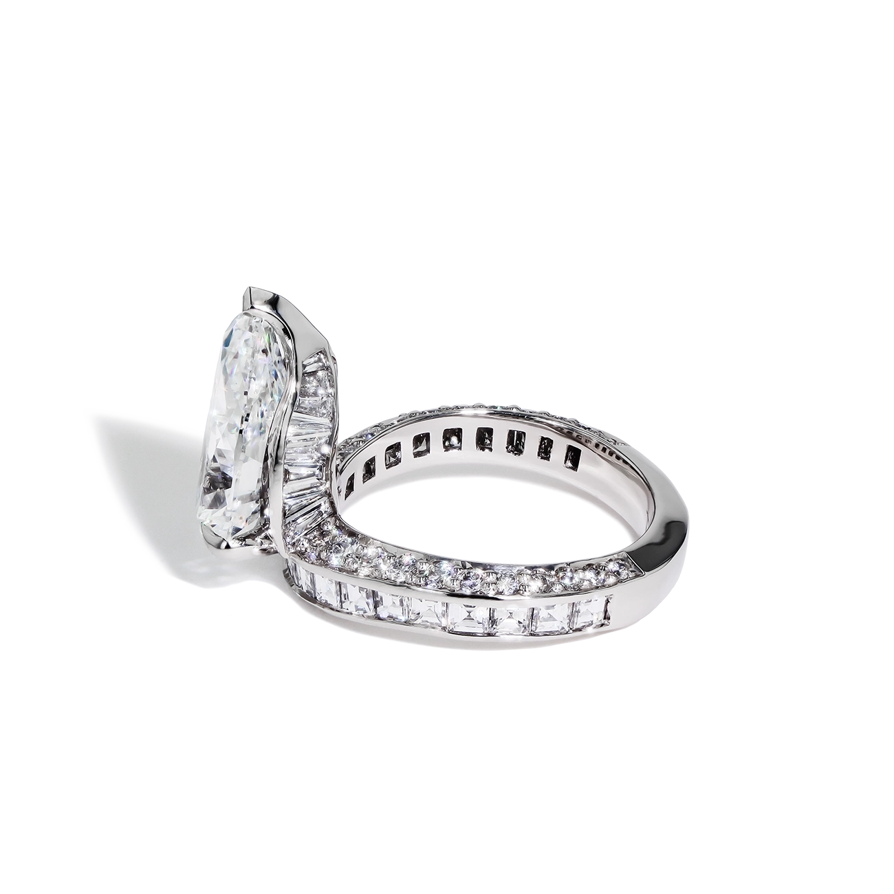 Robert Pelliccia Pear Shaped Origin Engagement Ring