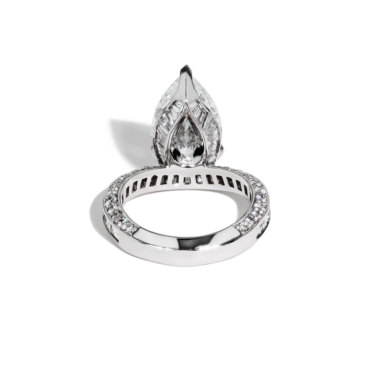 Robert Pelliccia Pear Shaped Origin Engagement Ring