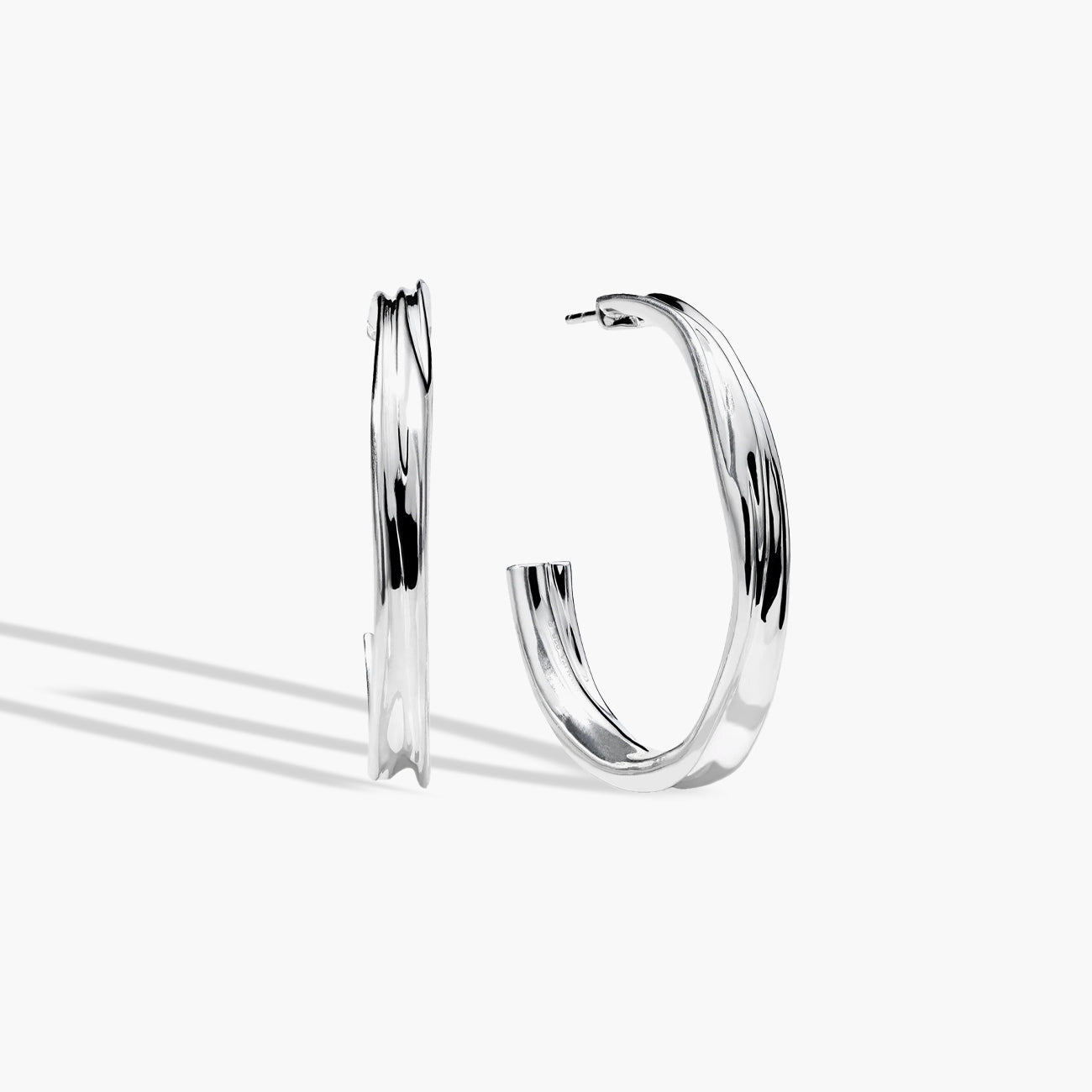 Ippolita Classico Medium Crush #3 Hoop Earrings