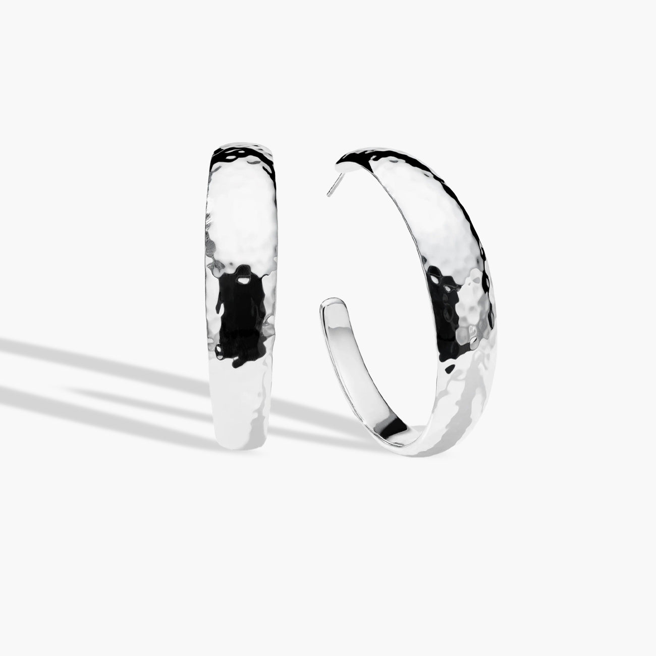 Ippolita Classico #4 Large Hammered Hoop Earrings