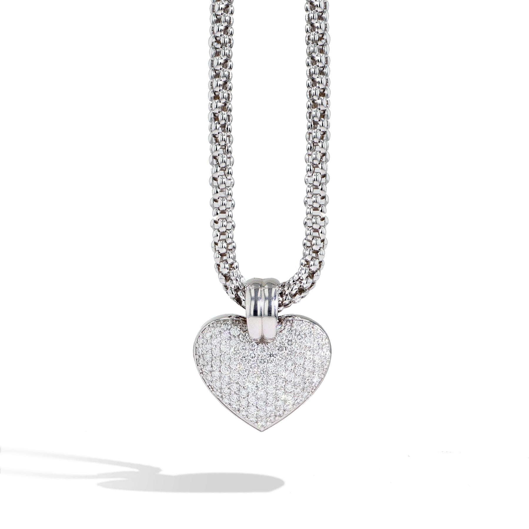 Robert Pelliccia Diamond Pavé Heart Message Locket - Large