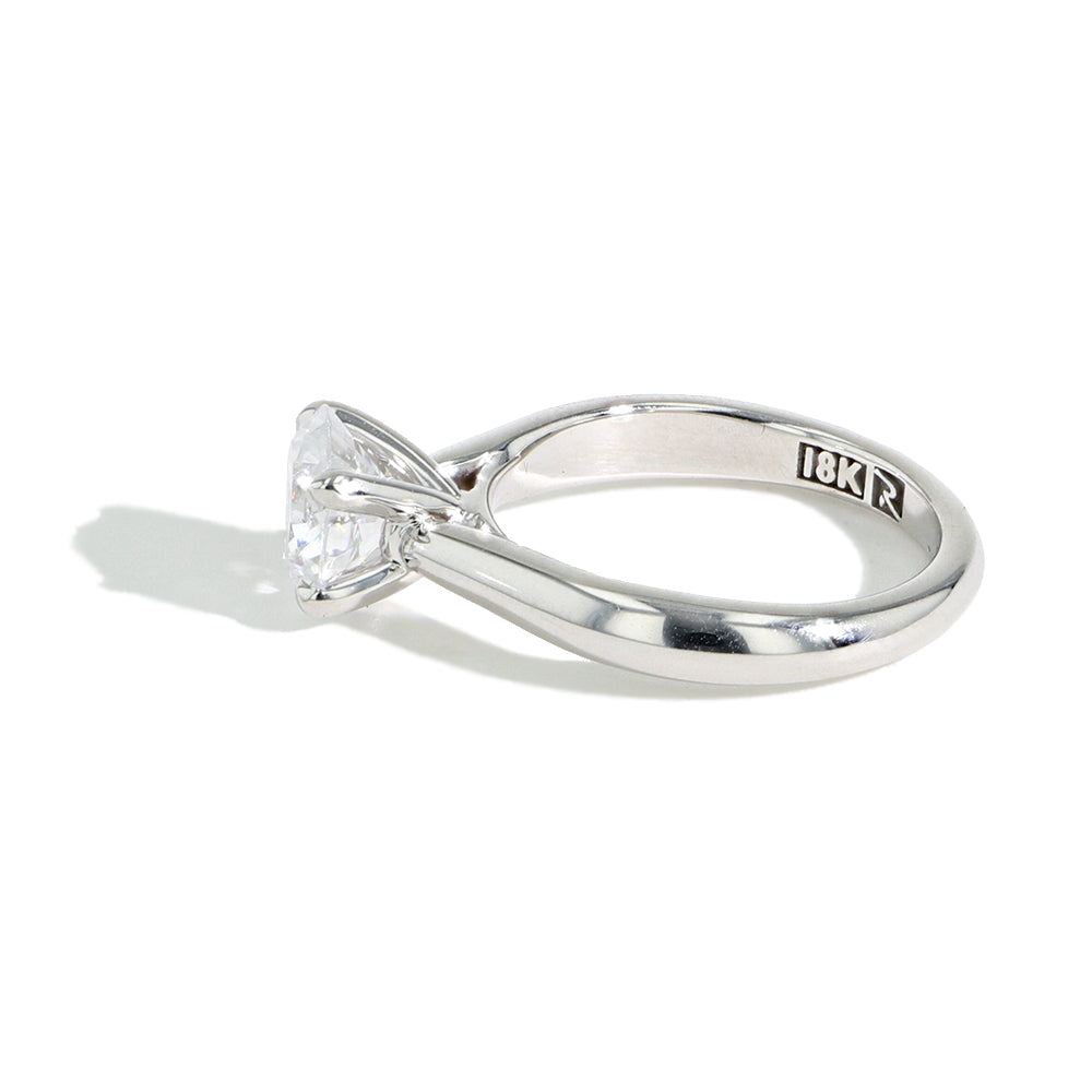 Robert Pelliccia Leganti 18K Gold Solitaire Engagement Ring Setting