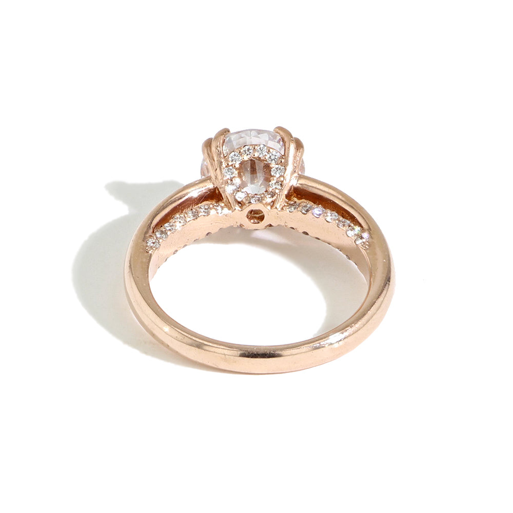 Robert Pelliccia Breathless Round Solitaire Engagement Ring Setting