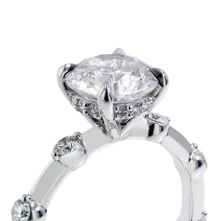 Robert Pelliccia Starlight Round Diamond Engagement Ring