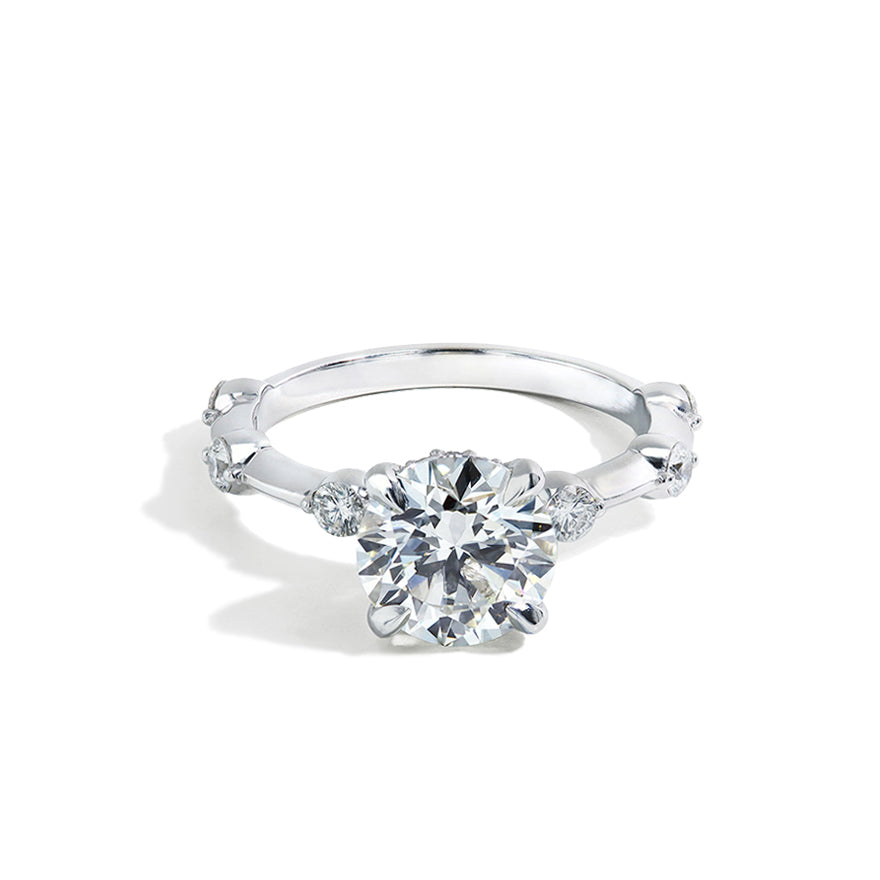 Robert Pelliccia Starlight Round Diamond Engagement Ring