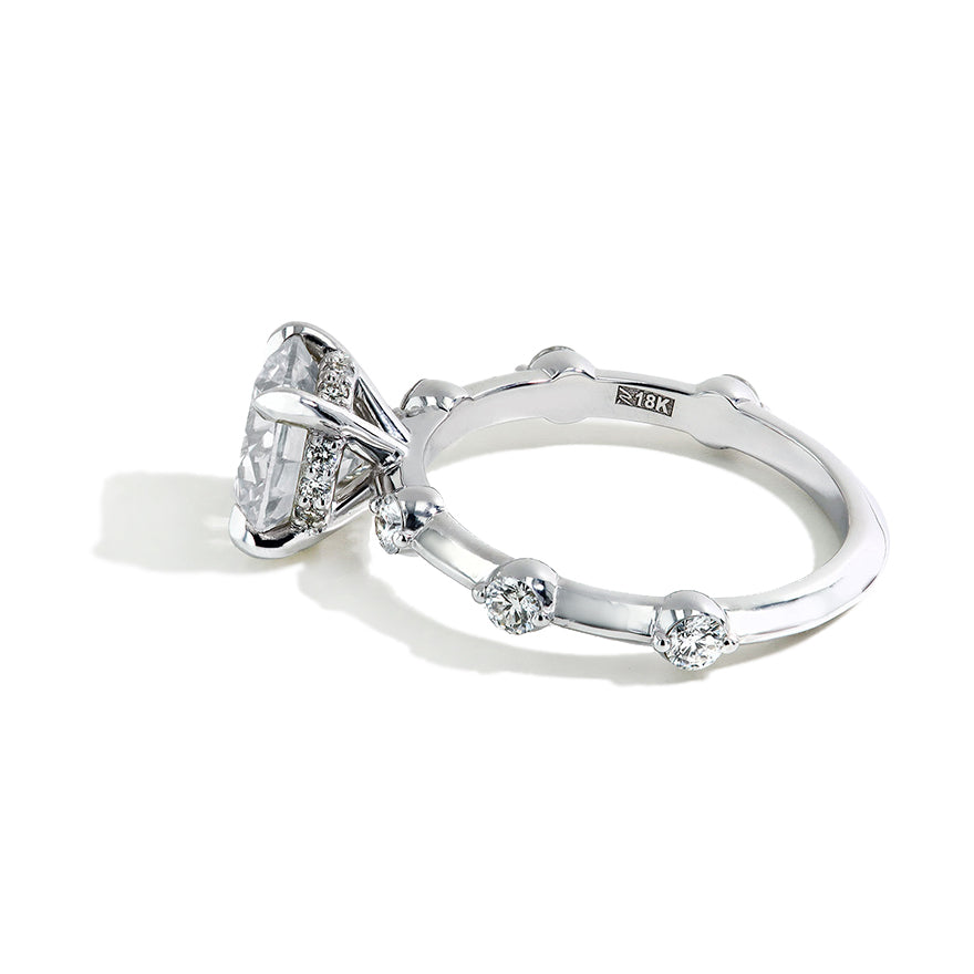 Robert Pelliccia Starlight Round Diamond Engagement Ring