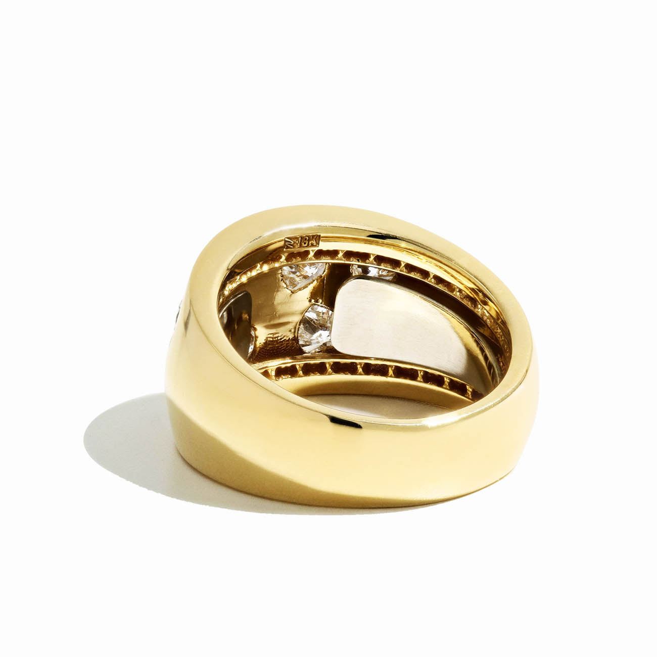 Robert Pelliccia Galaxy Heart and Pear Shaped Diamond Ring