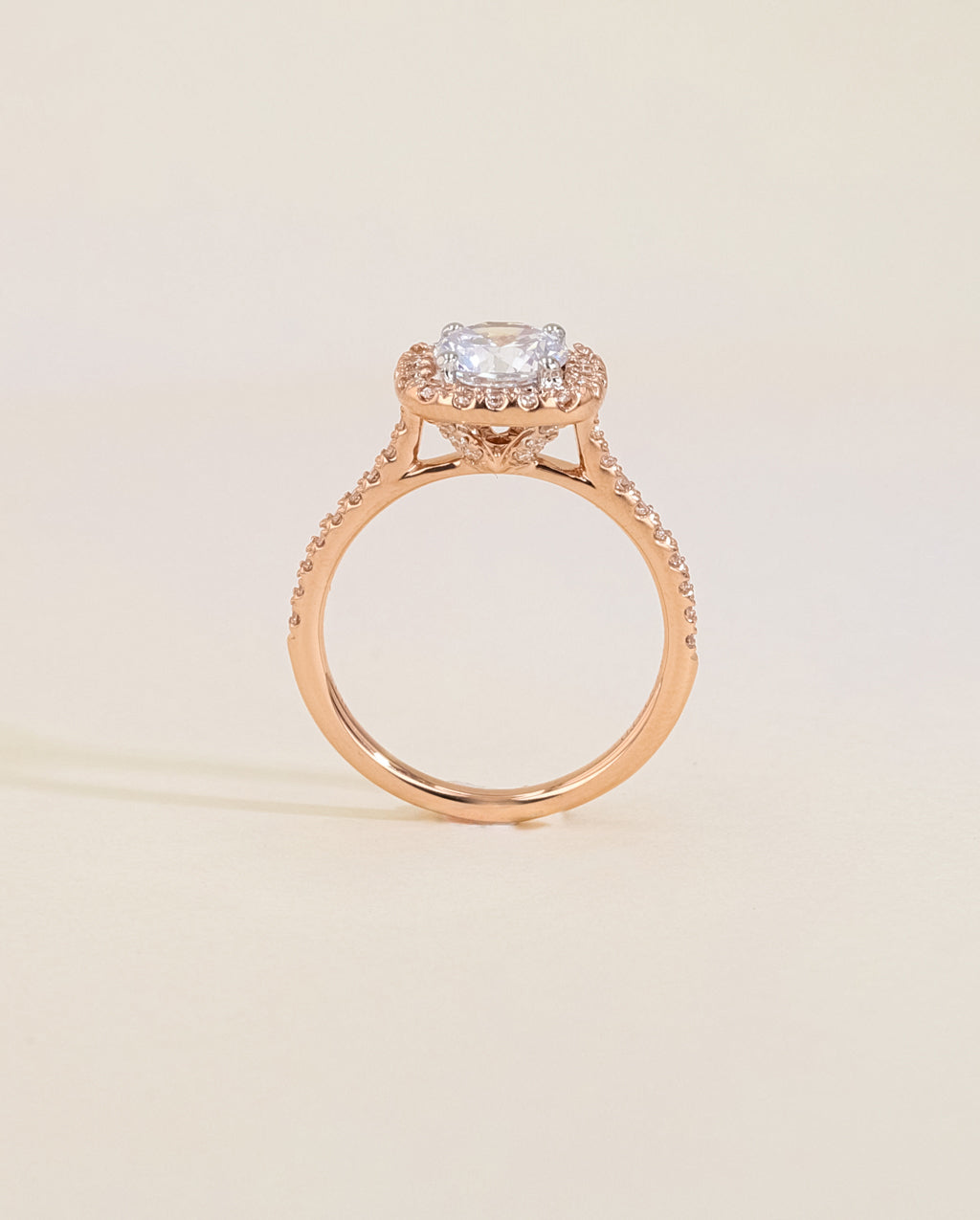 The Cushion Halo Pavé