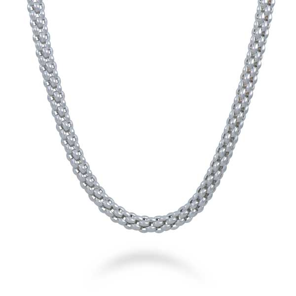 Fope Unica Classic Mesh White Gold 4.5mm Necklace