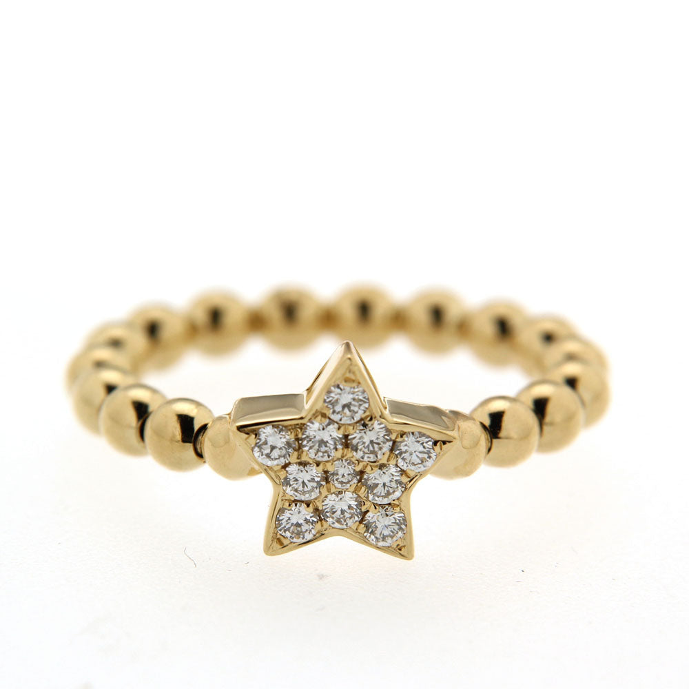 Hulchi Belluni Tresore Star Gold Diamond Ring