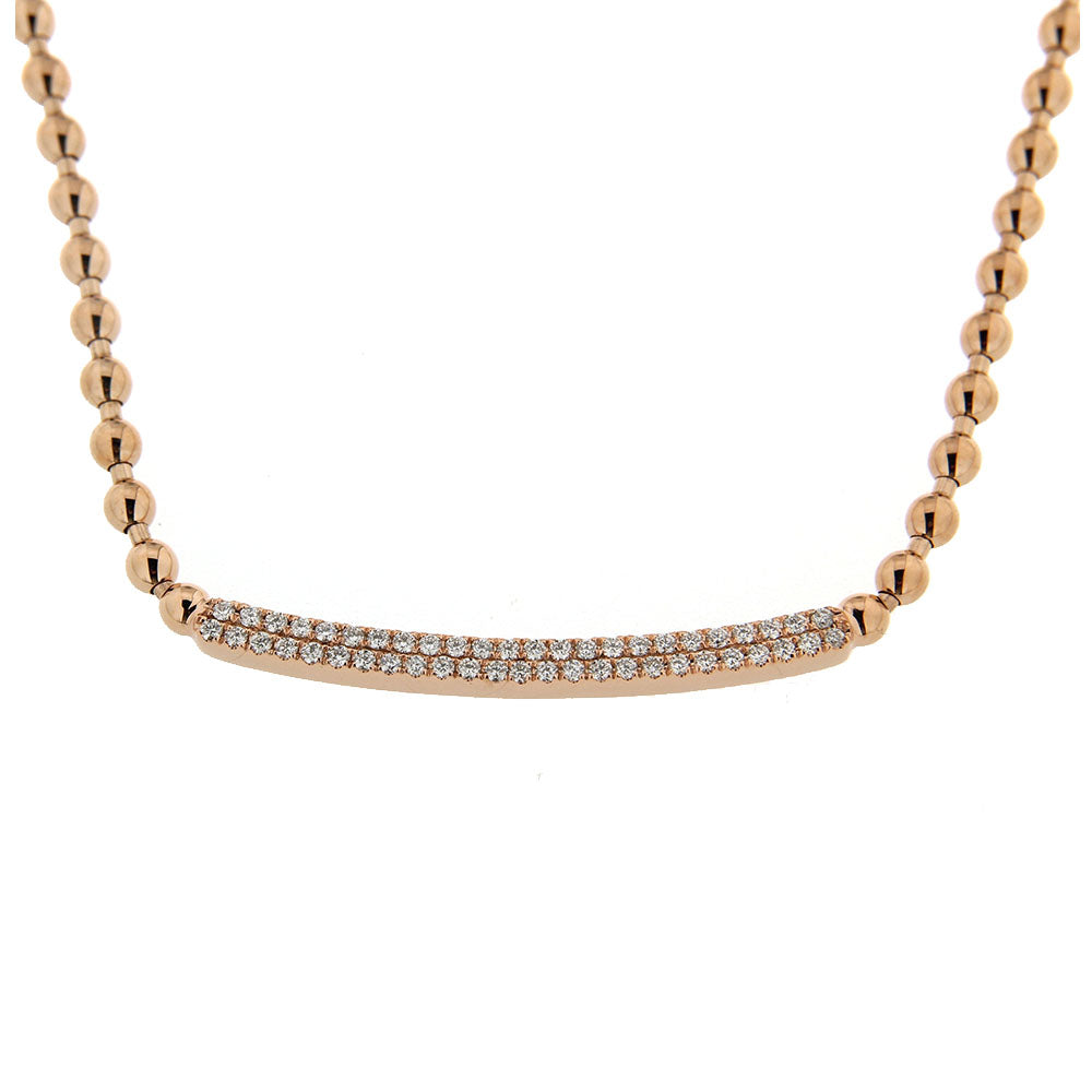 Hulchi Belluni Tresore Gold Diamond Necklace