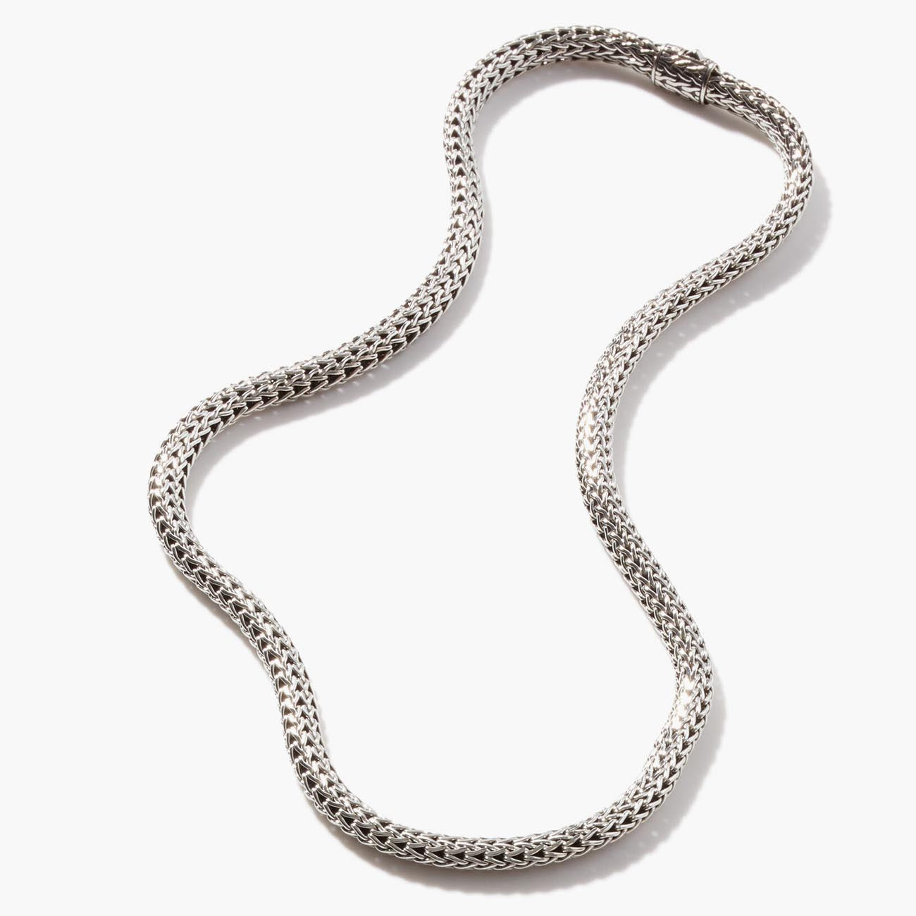 John Hardy Icon 6.5mm Silver Necklace with Chain Clasp