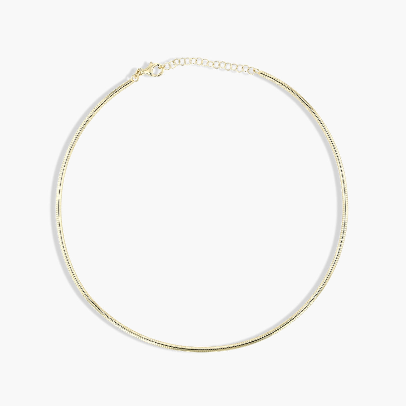 3mm Snake Collar Choker Necklace
