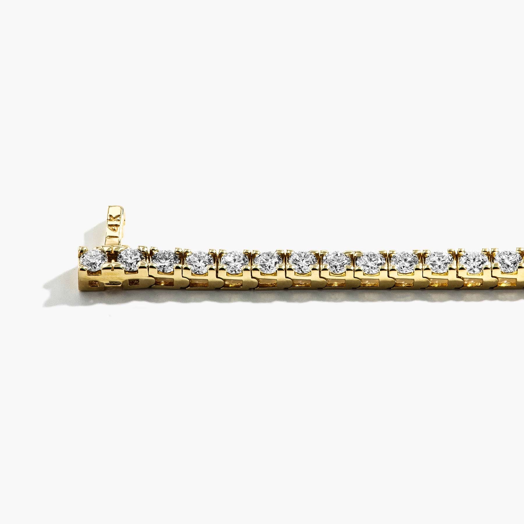 6 Carat Diamond Tennis Bracelet in 14k Yellow Gold