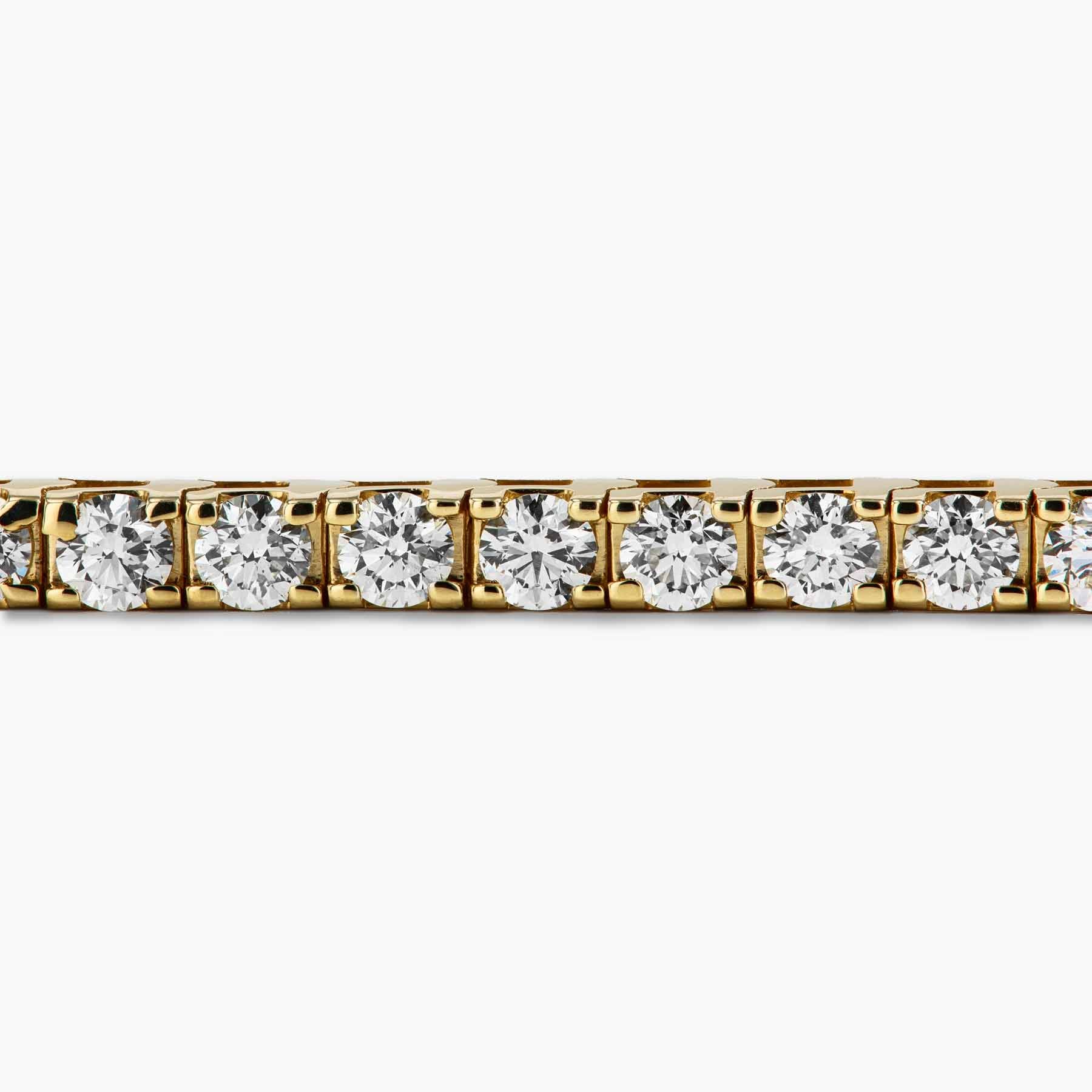 6 Carat Diamond Tennis Bracelet in 14k Yellow Gold