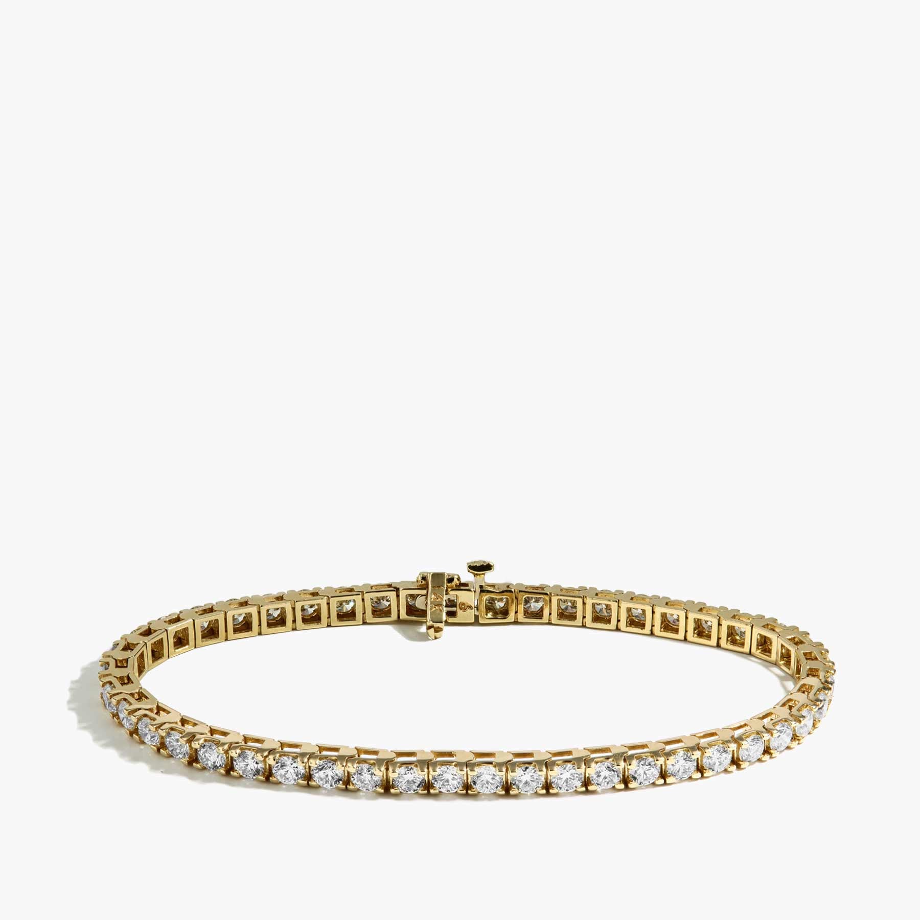 6 Carat Diamond Tennis Bracelet in 14k Yellow Gold
