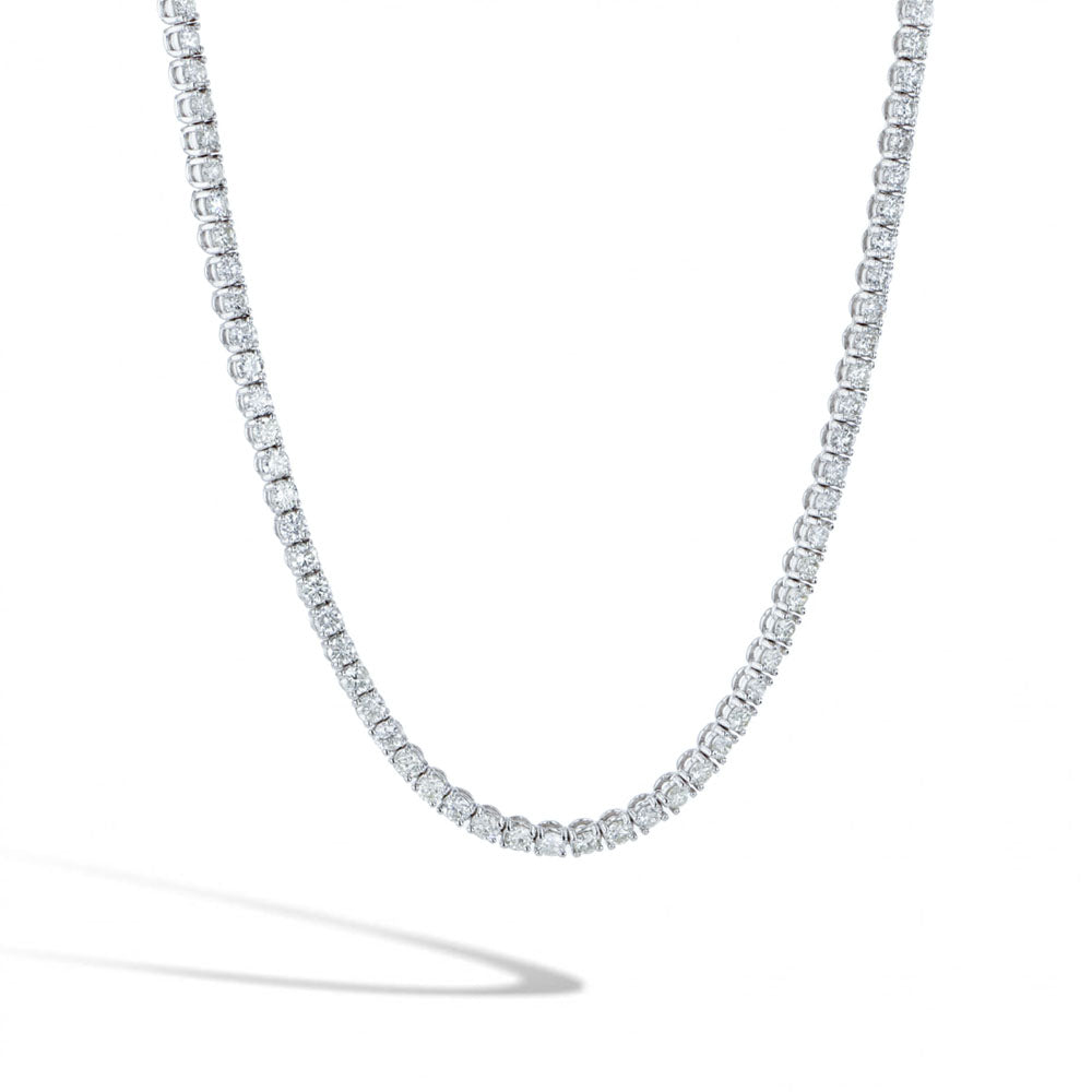 7 Carat Lab Grown Diamond Tennis Necklace
