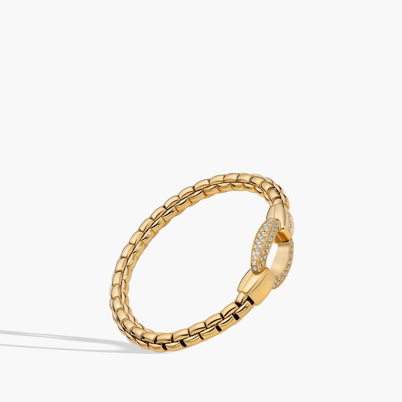 Fope Eka Flex'It Diamond Pavé Clasp Bracelet