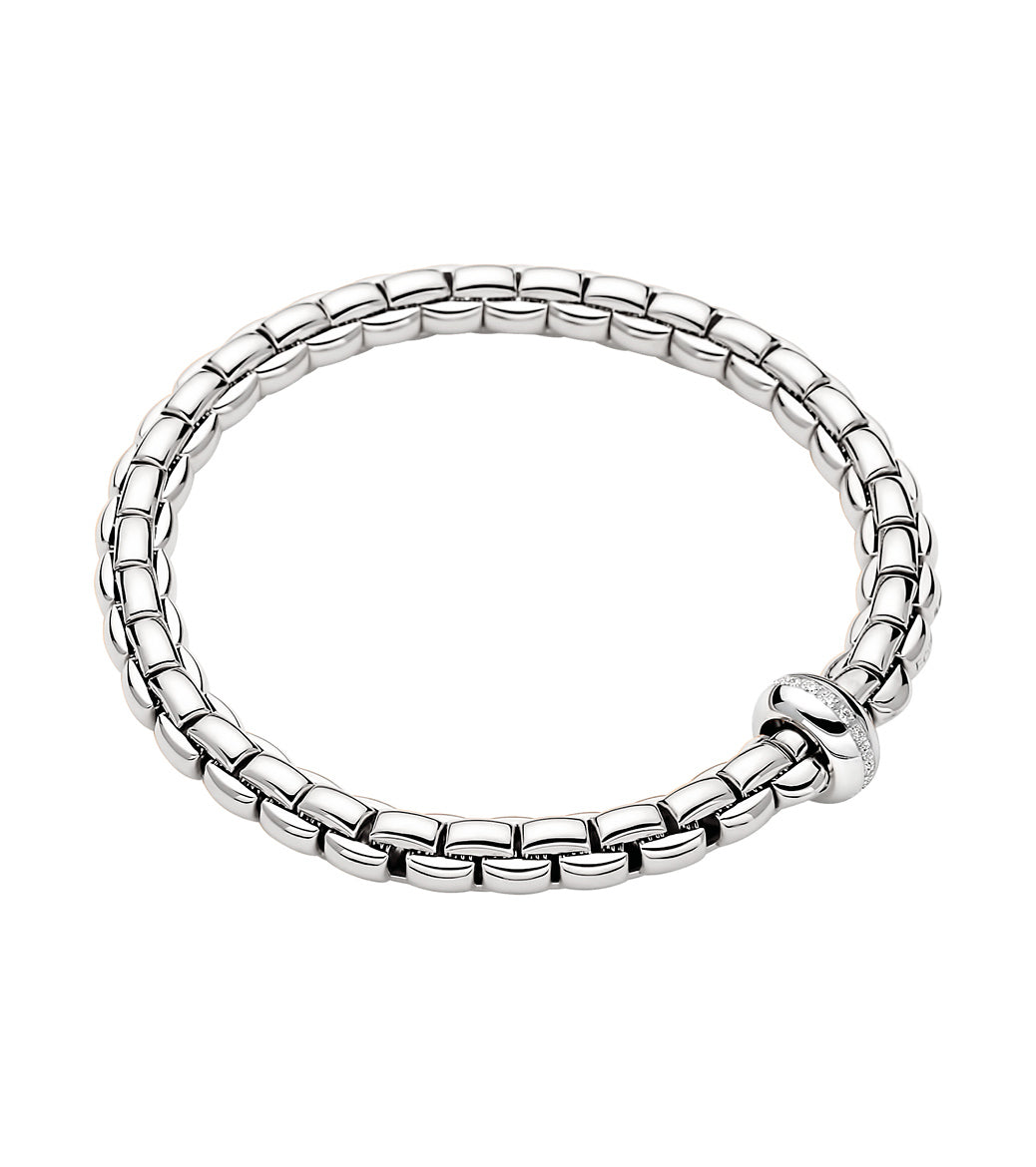 Fope Flex It Diamond Station Bracelet
