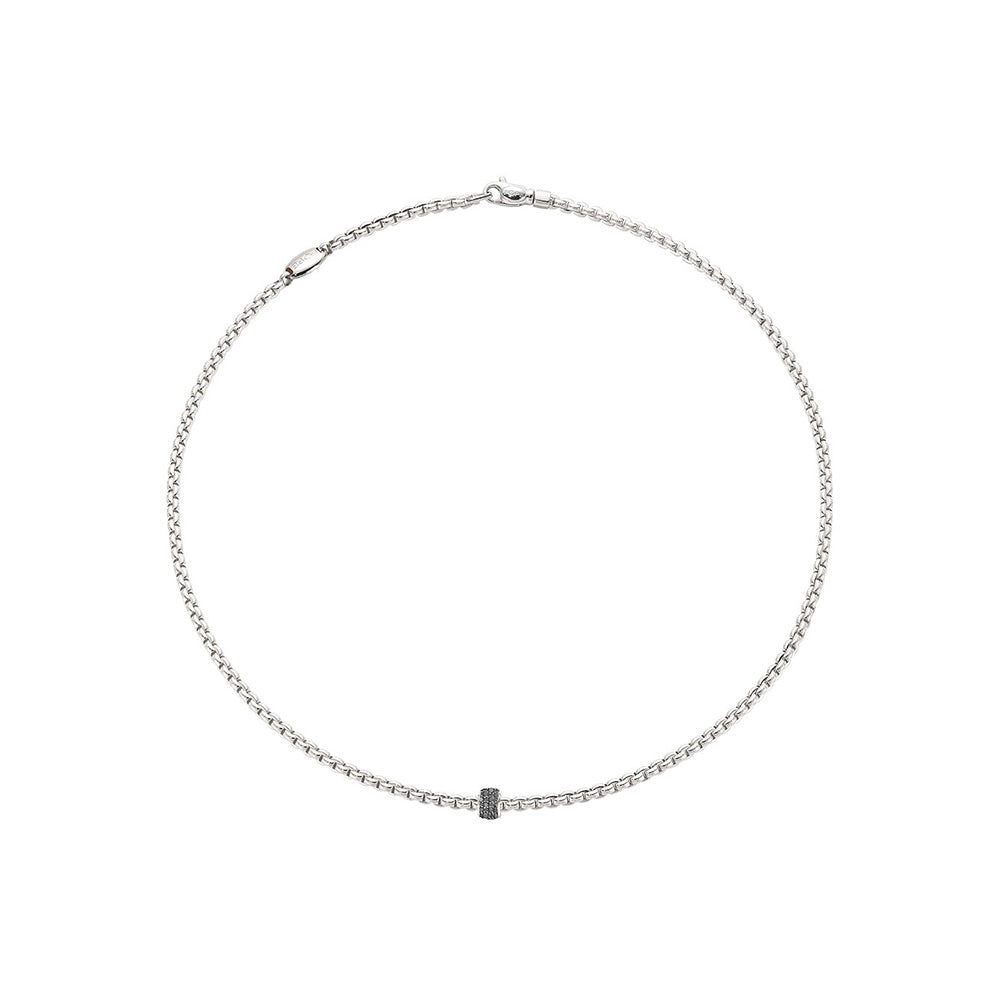 Fope Men's Eka Flex'it Black Diamond Necklace