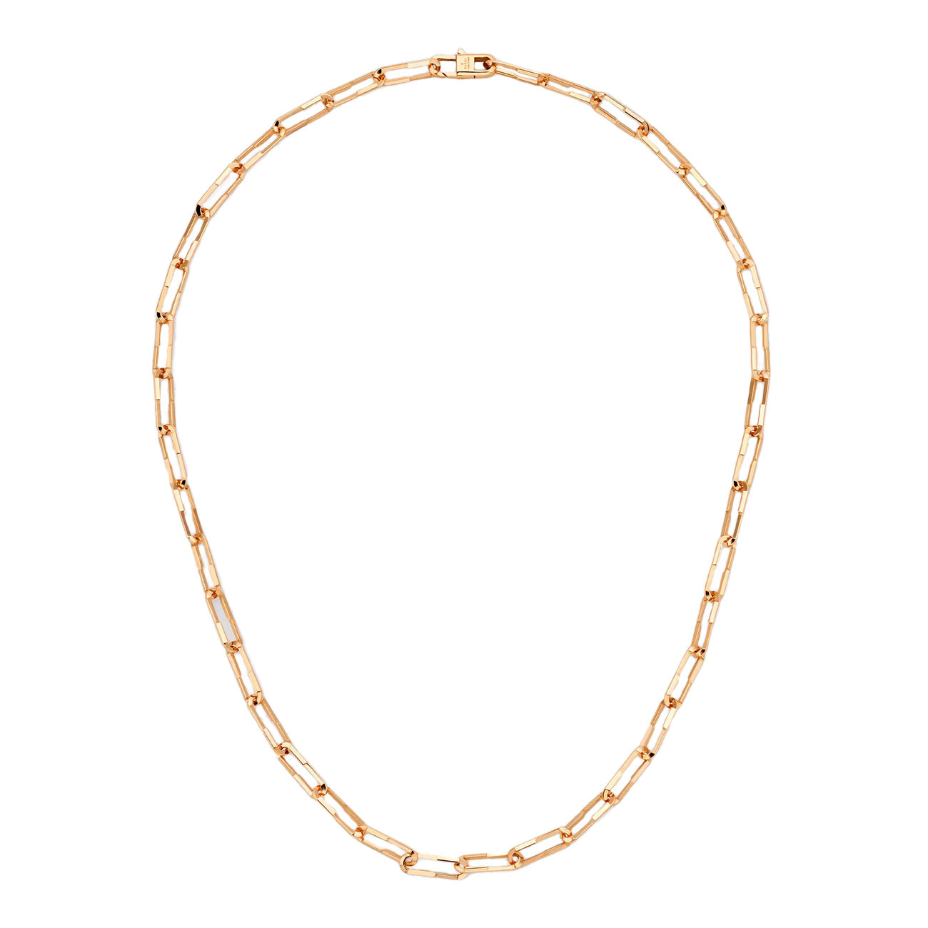 Gucci Link To Love Wide Necklace in Yellow Gold