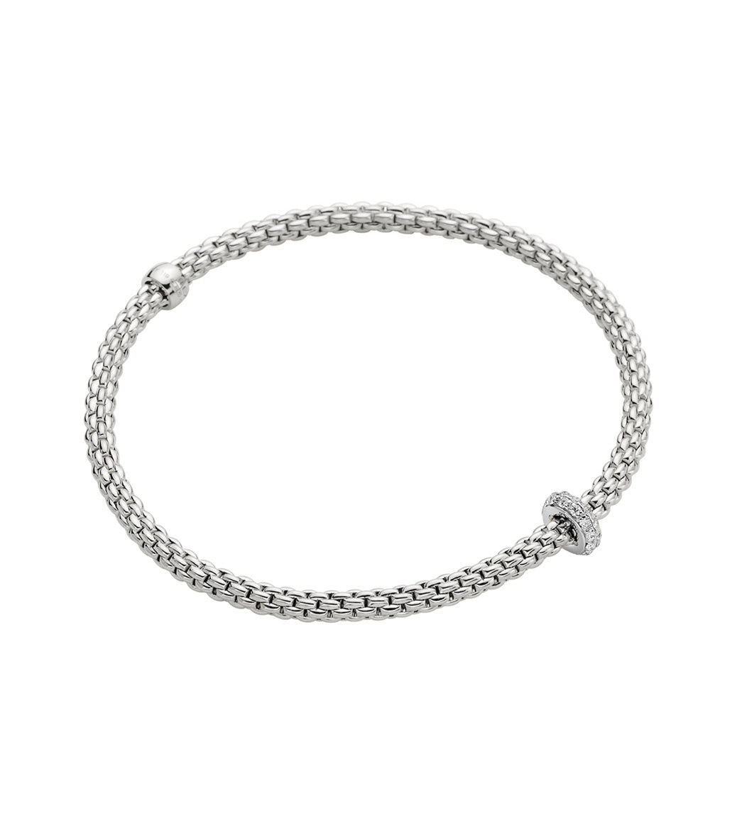 Fope Prima Collection Diamond Rondel Bracelet