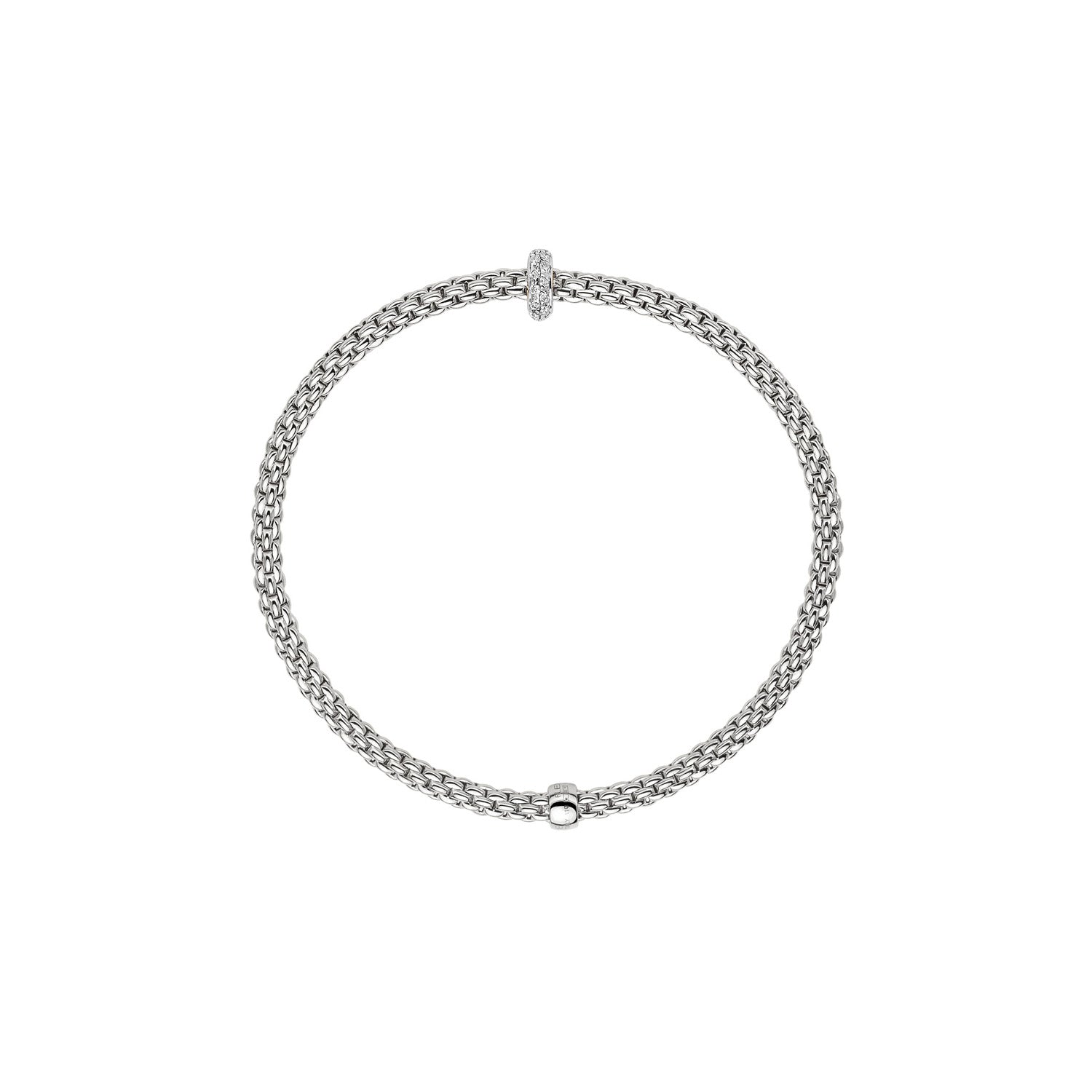 Fope Prima Collection Diamond Rondel Bracelet