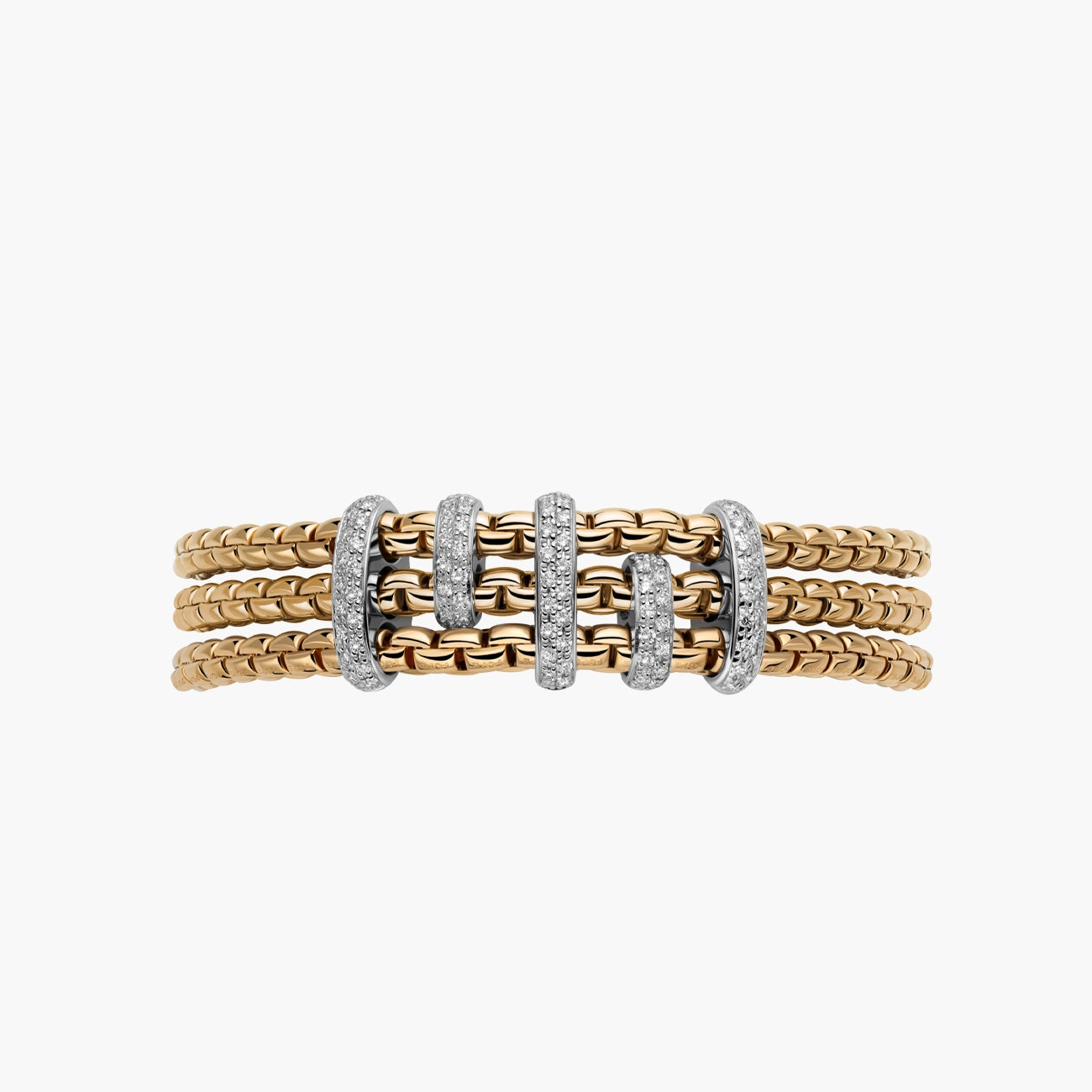 Fope Eka Flex'It Triple Mesh 5 Station Bracelet