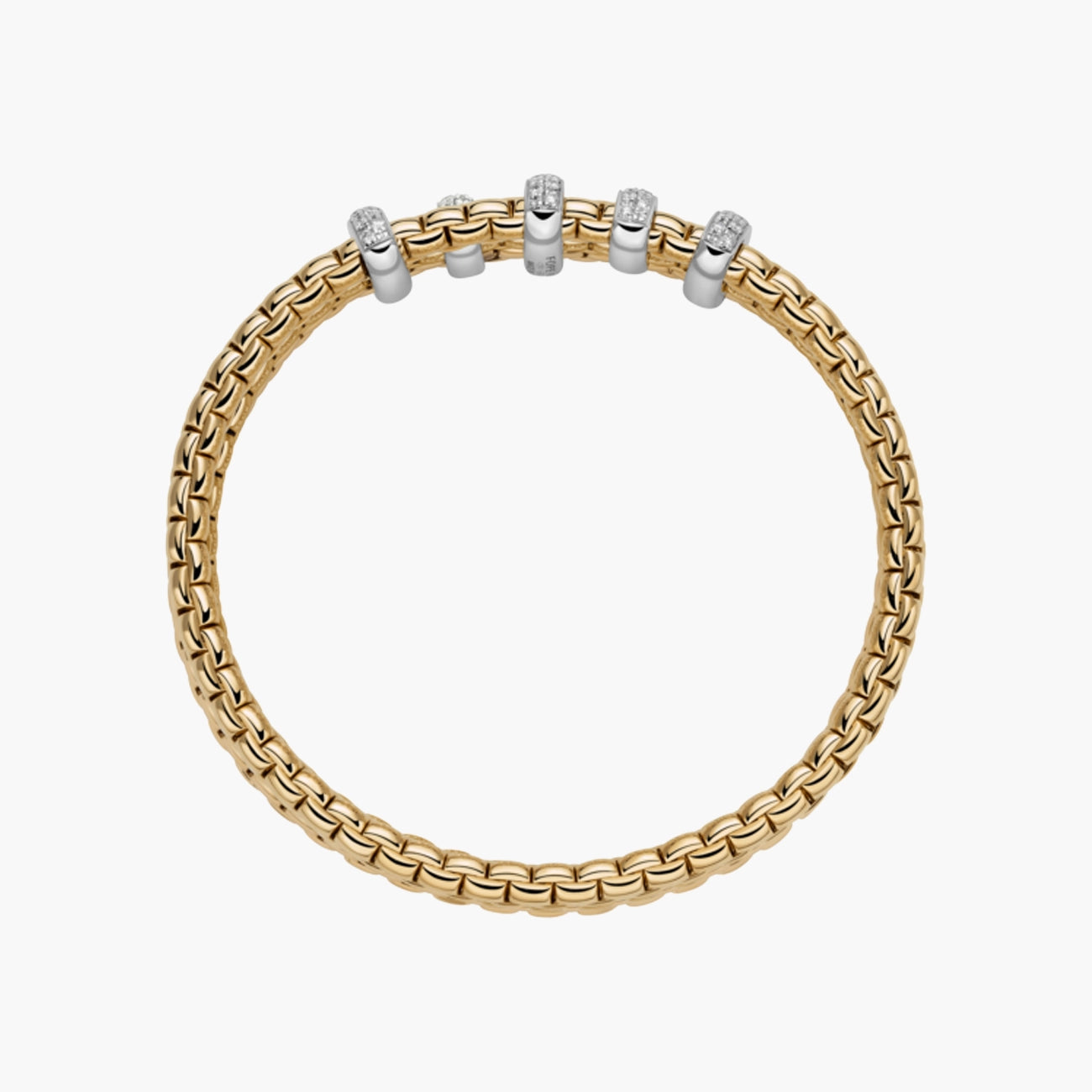 Fope Eka Flex'It Triple Mesh 5 Station Bracelet