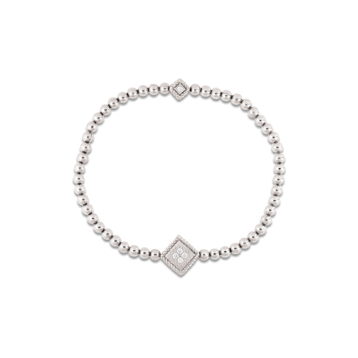Roberto Coin Palazzo Ducale Diamond Bead Bracelet