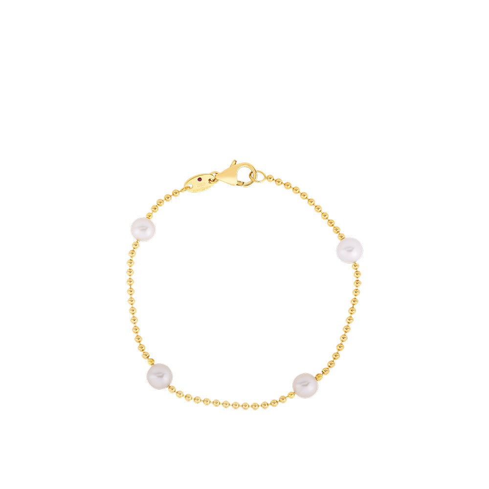 Roberto Coin 4 Pearl Station Bracelet