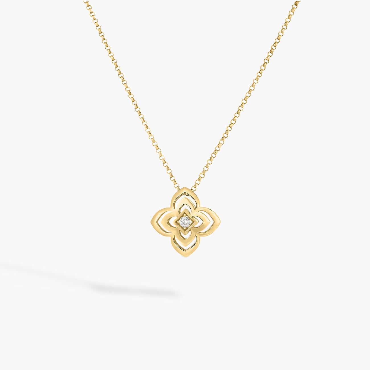Roberto Coin Palazzo Ducale Medium Diamond Pendant Necklace