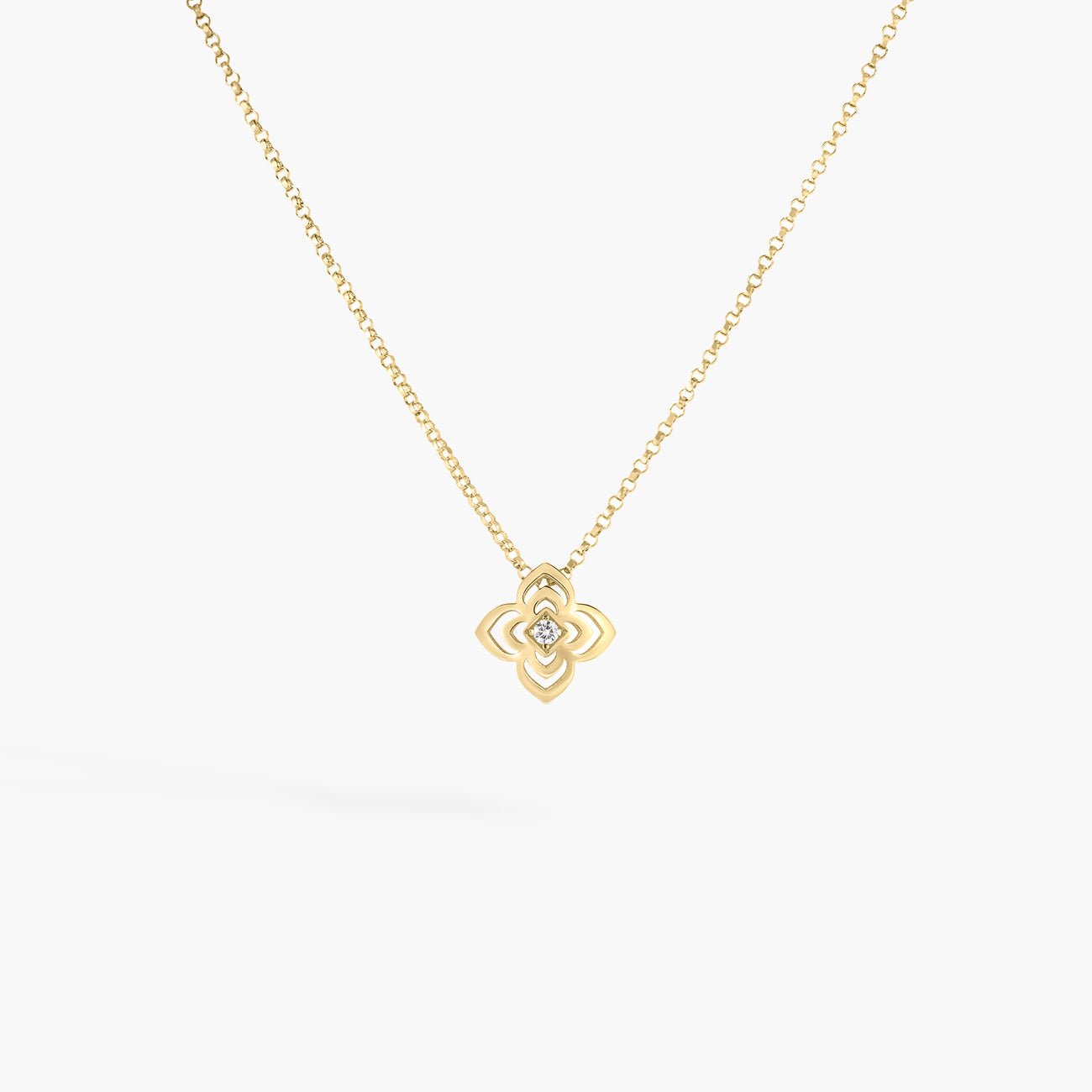 Roberto Coin Palazzo Ducale Small Diamond Pendant Necklace