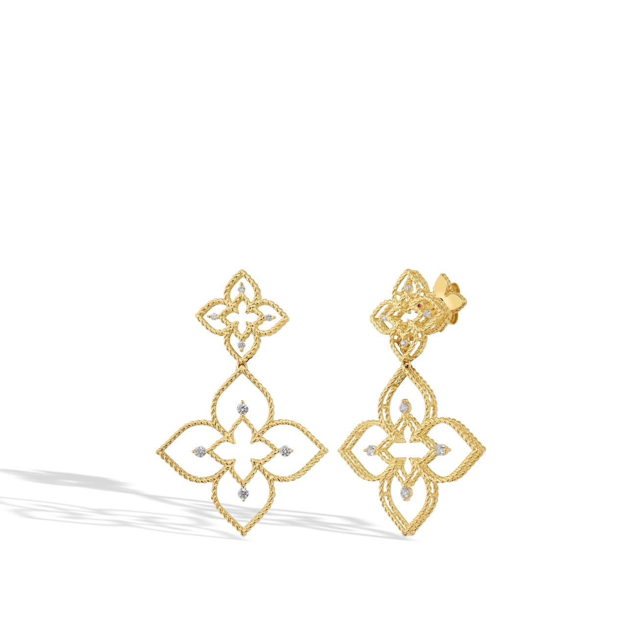 Roberto Coin Principessa Diamond Drop Earrings