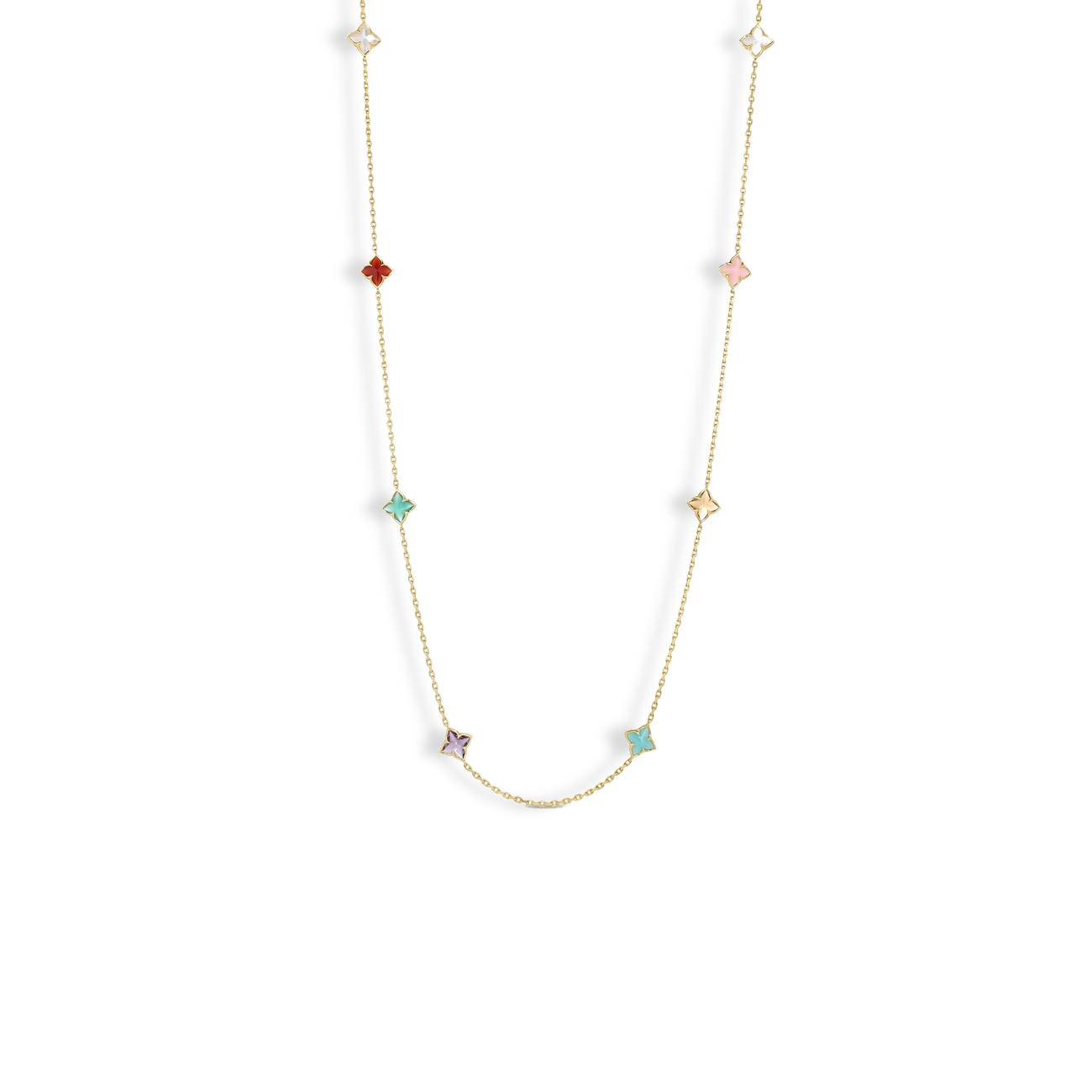 Roberto Coin Venetian Princess Multi Stone Necklace