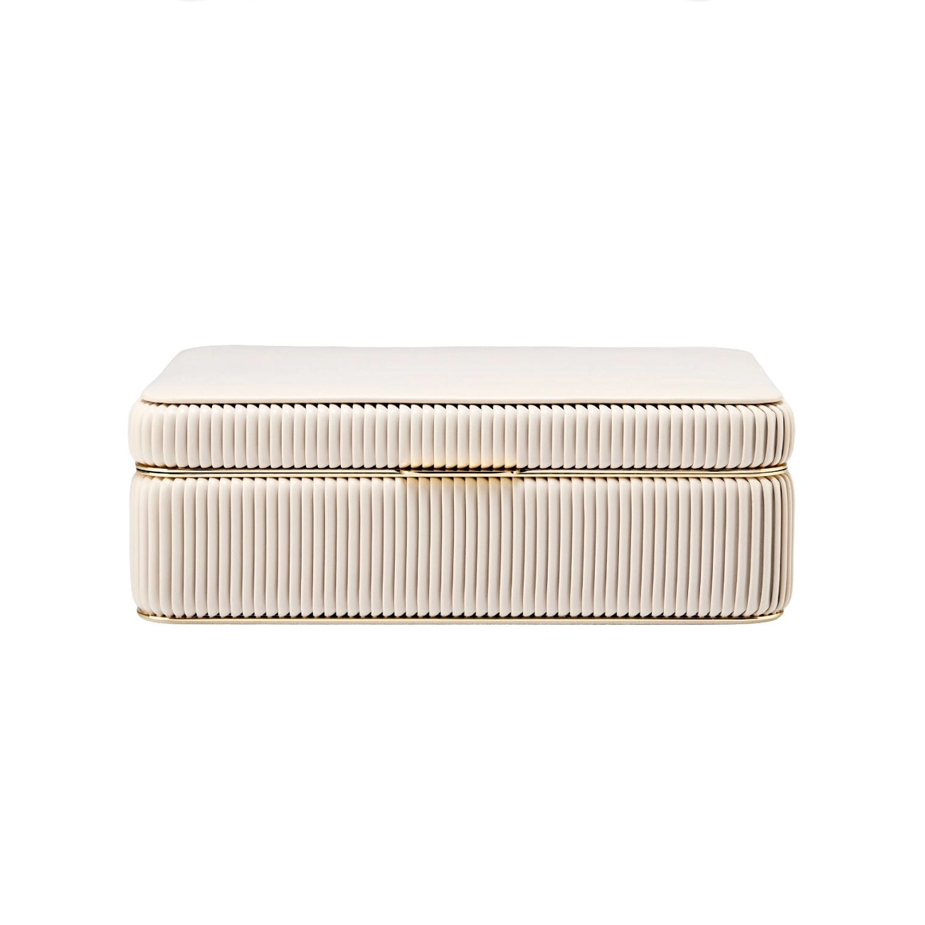 Wolf Bella Medium Jewelry Box in Bone