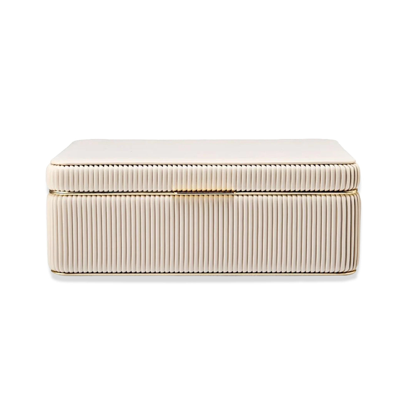 Wolf Bella Large Jewelry Box in Bone