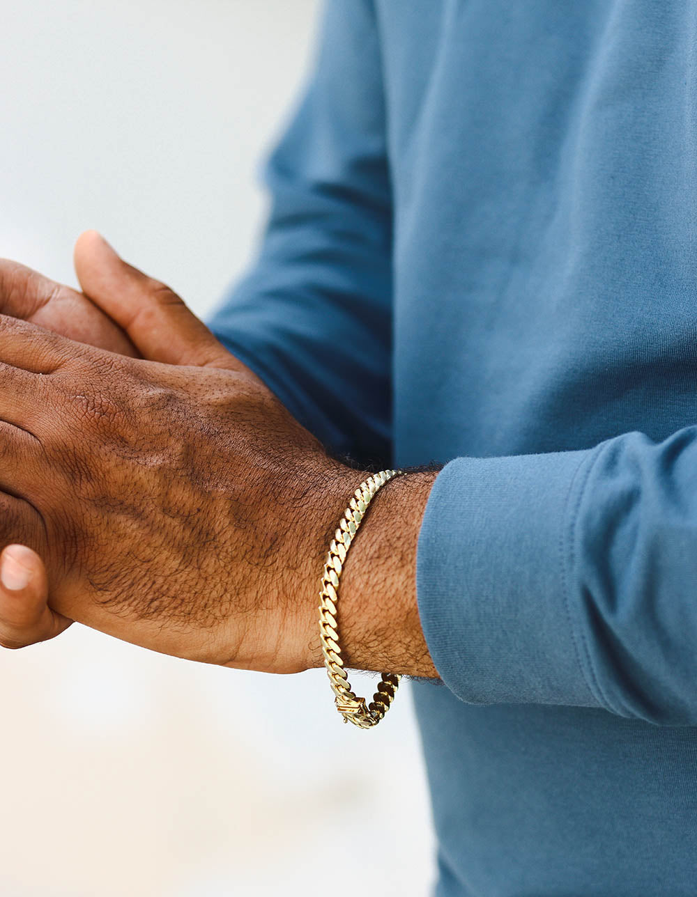 Solid Gold Miami Cuban Link Chain Bracelet - 7mm