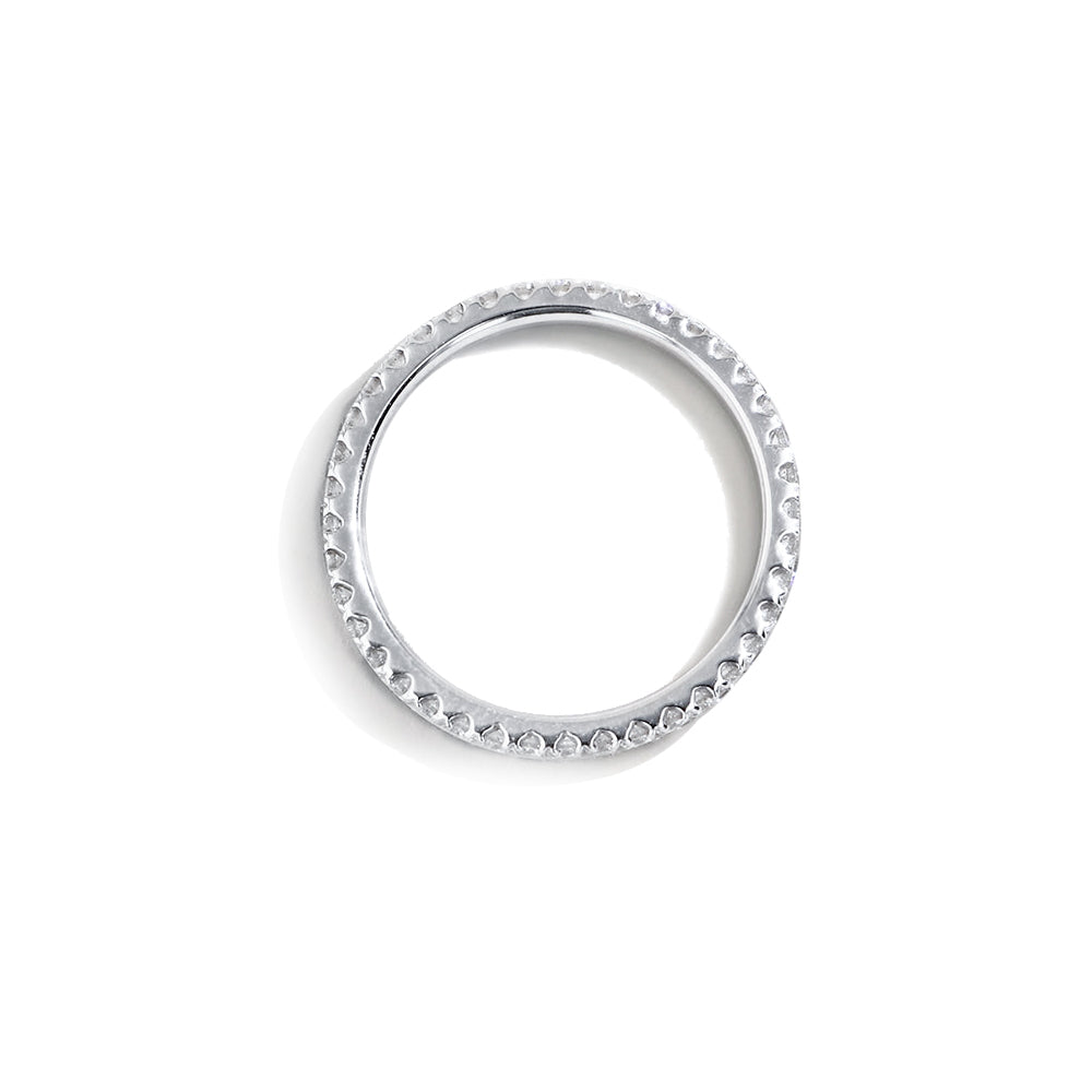 1.25 ctw Round Diamond Eternity Ring in Platinum