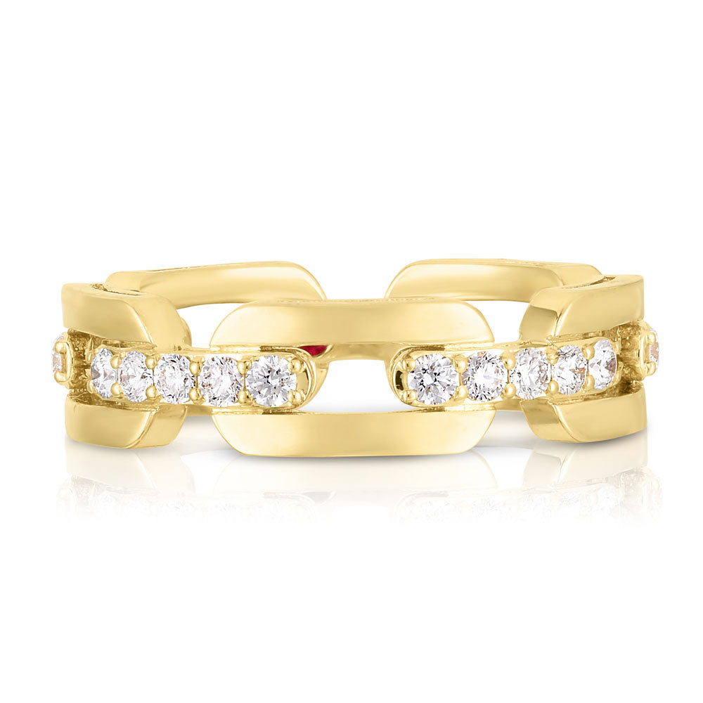 Roberto Coin Navarra Diamond Band Ring