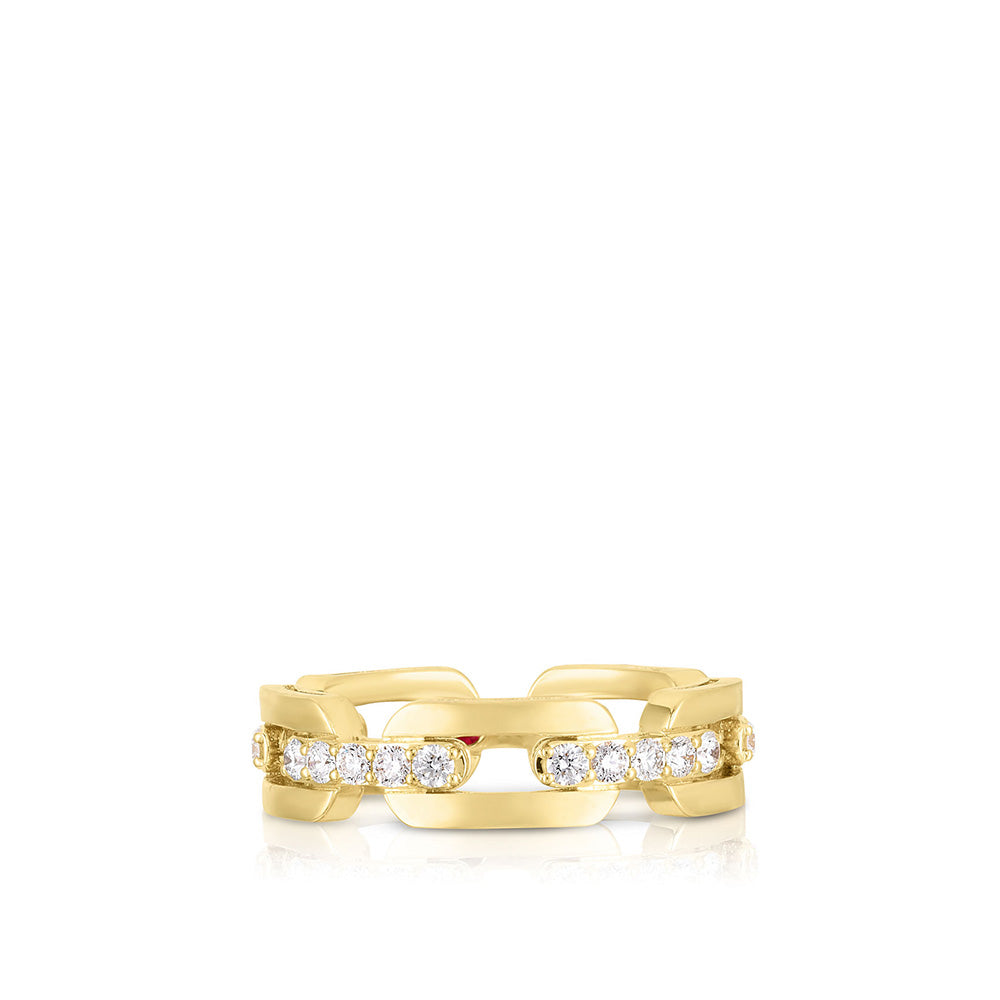 Roberto Coin Navarra Diamond Band Ring