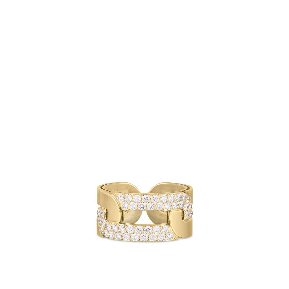Roberto Coin Navarra Wide Diamond Ring