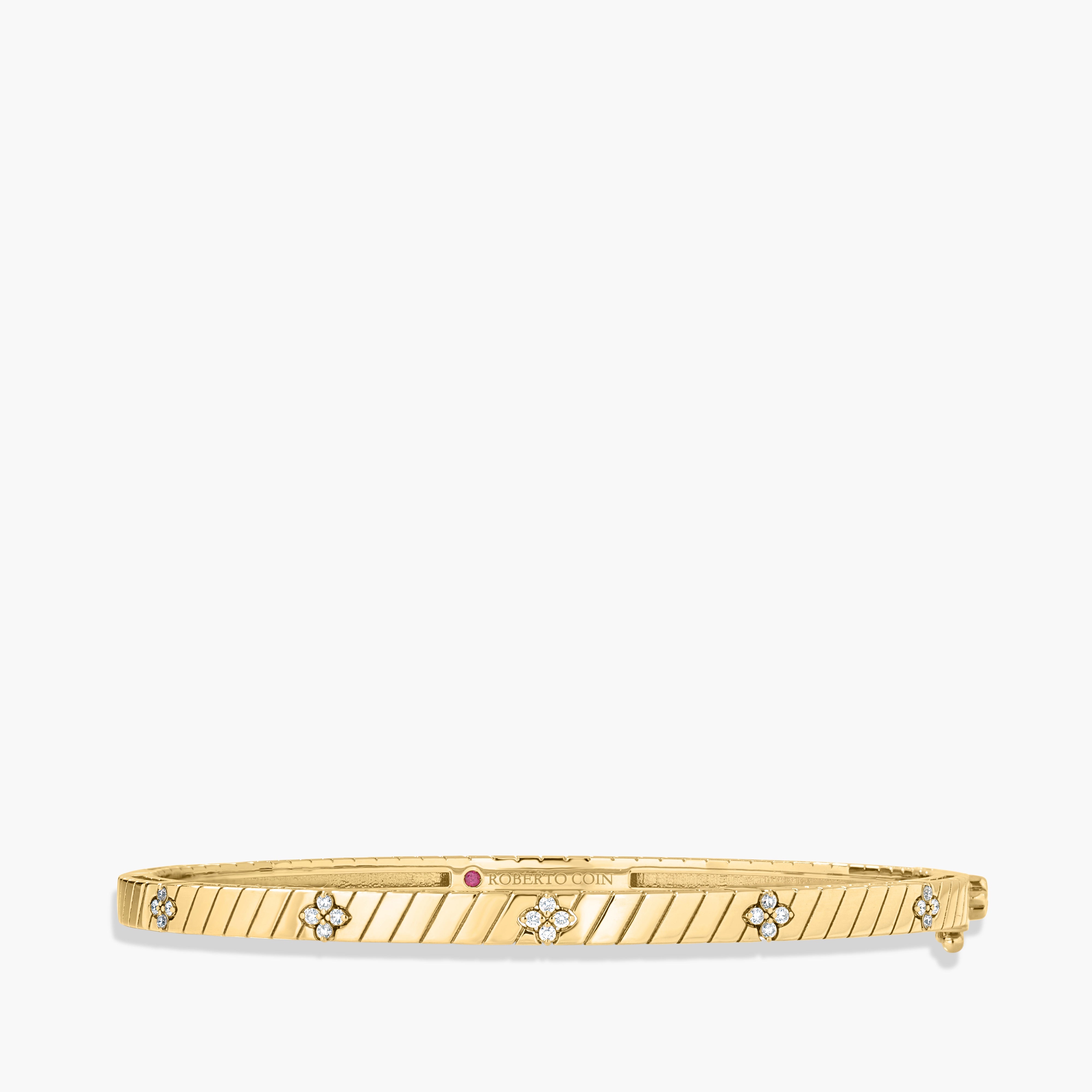 Roberto Coin Love in Verona Thin Diamond Bangle Bracelet
