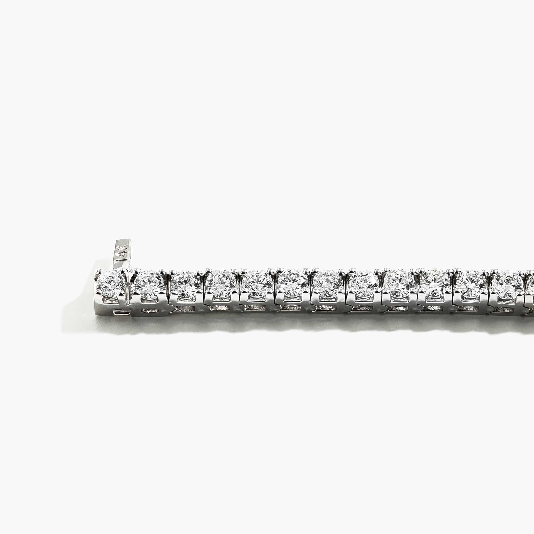 8 Carat Diamond Tennis Bracelet in 14K White Gold