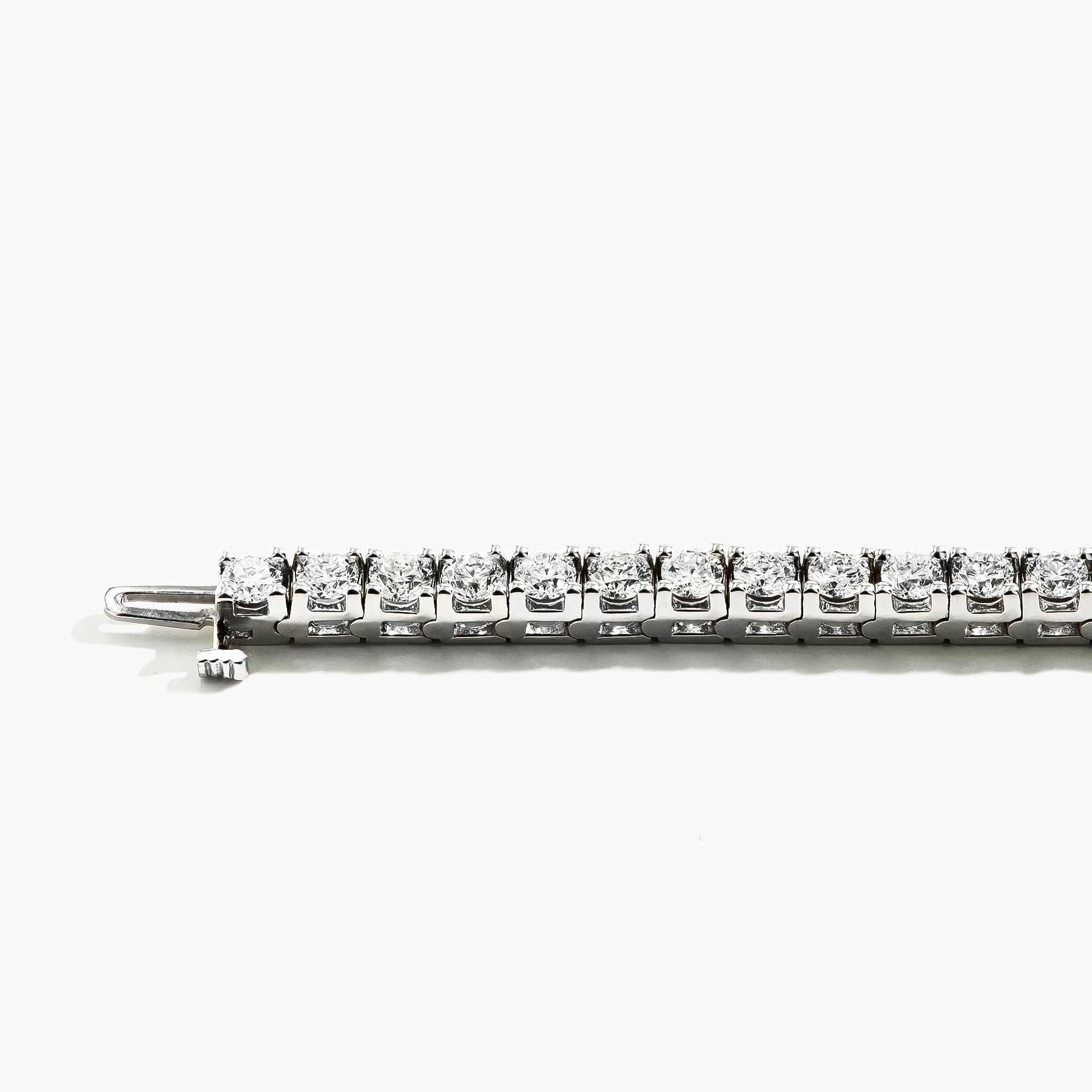 8 Carat Diamond Tennis Bracelet in 14K White Gold